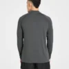 Attain nahtloser Pullover mit halbem Reißverschluss