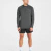 Attain nahtloser Pullover mit halbem Reißverschluss