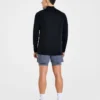 Attain nahtloser Pullover mit halbem Reißverschluss