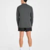 Attain nahtloser Pullover mit halbem Reißverschluss