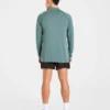 Attain nahtloser Pullover mit halbem Reißverschluss