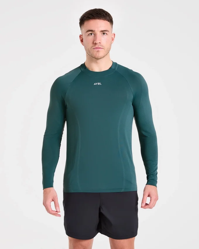 Attain nahtloses Langarm-T-Shirt