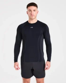 Attain nahtloses Langarm-T-Shirt