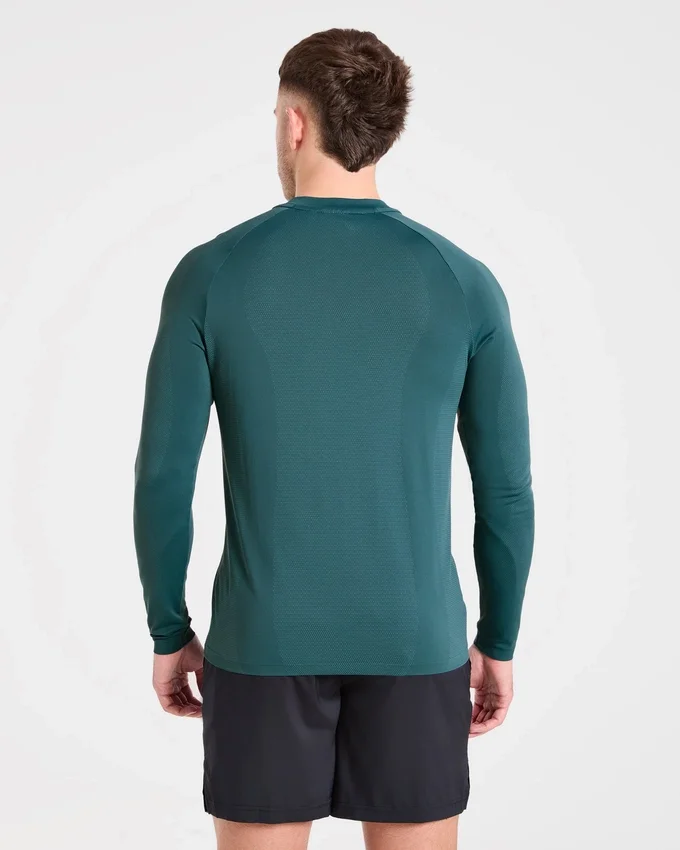 Attain nahtloses Langarm-T-Shirt