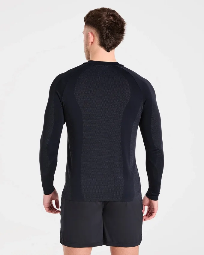 Attain nahtloses Langarm-T-Shirt