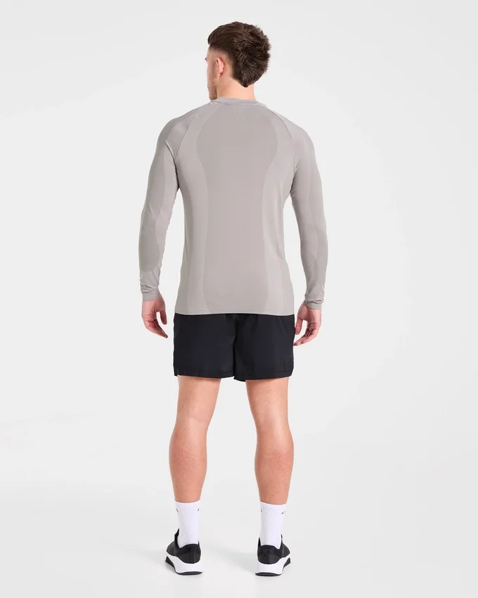 Attain nahtloses Langarm-T-Shirt