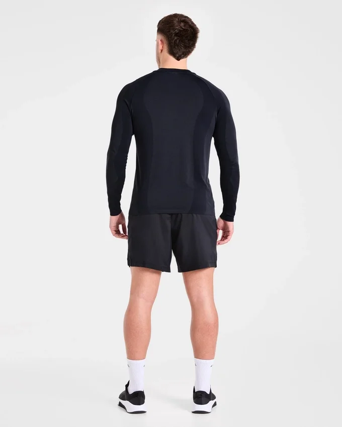 Attain nahtloses Langarm-T-Shirt