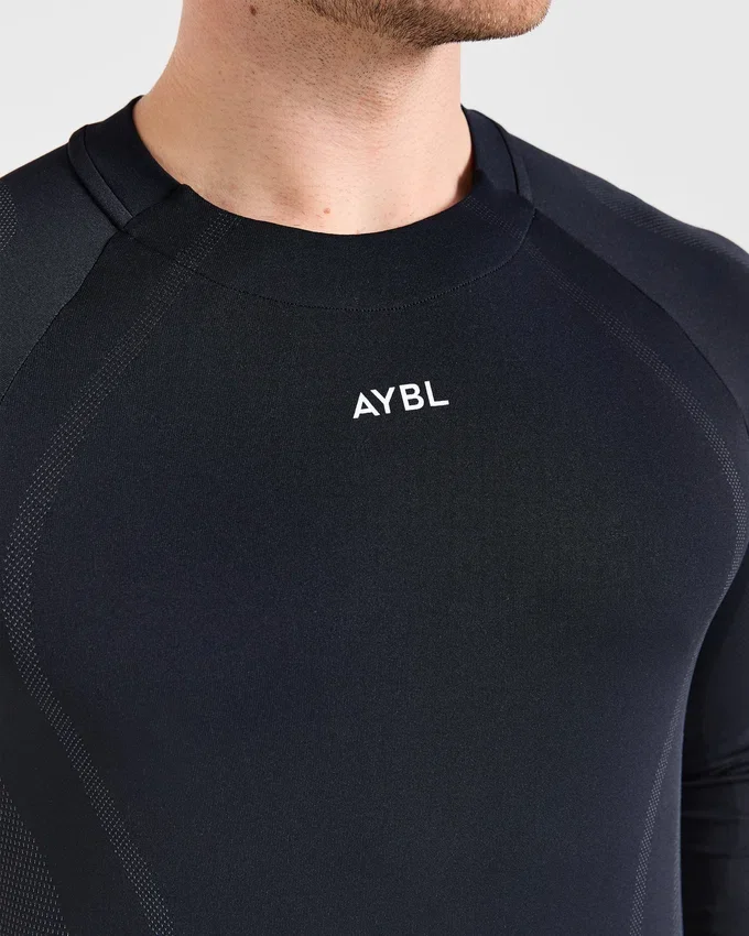 Attain nahtloses Langarm-T-Shirt
