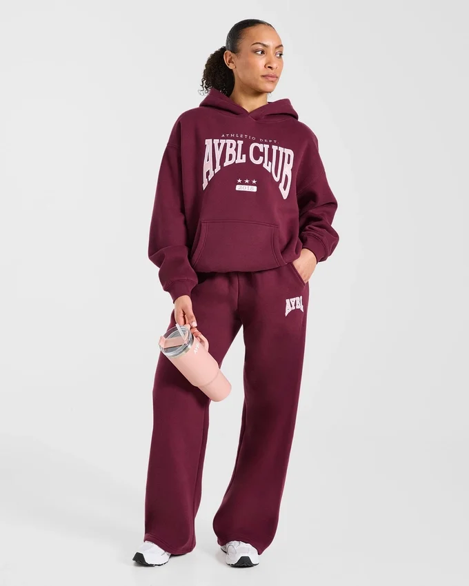 AYBL Club Oversized-Jogginghose mit geradem Bein