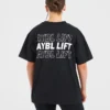 AYBL Lift Italic Oversized-T-Shirt