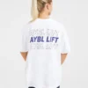 AYBL Lift Italic Oversized-T-Shirt