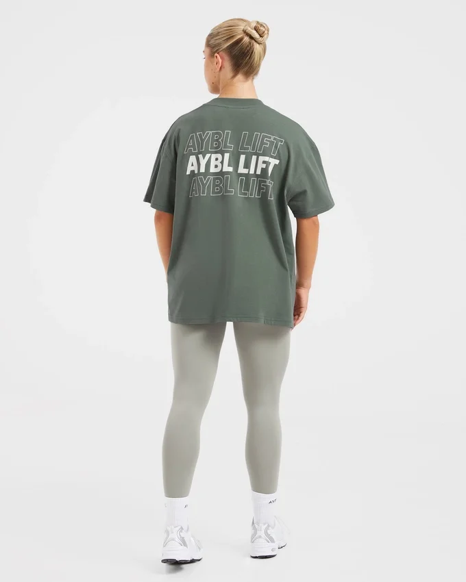 AYBL Lift Italic Oversized-T-Shirt