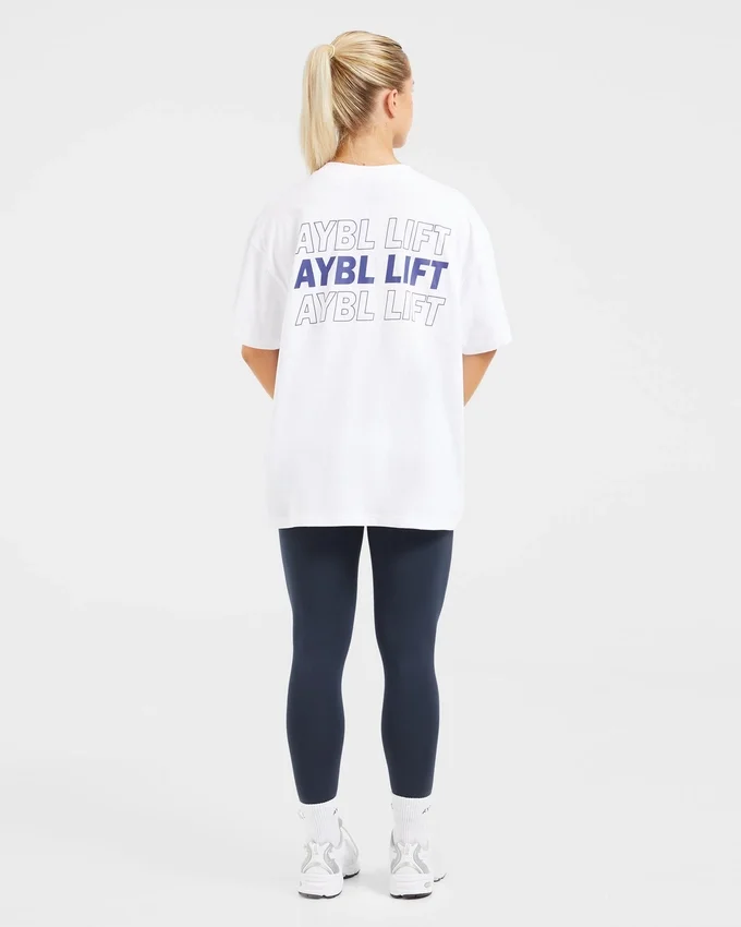AYBL Lift Italic Oversized-T-Shirt
