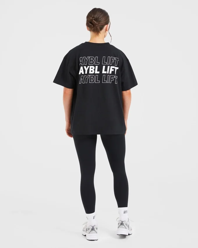 AYBL Lift Italic Oversized-T-Shirt