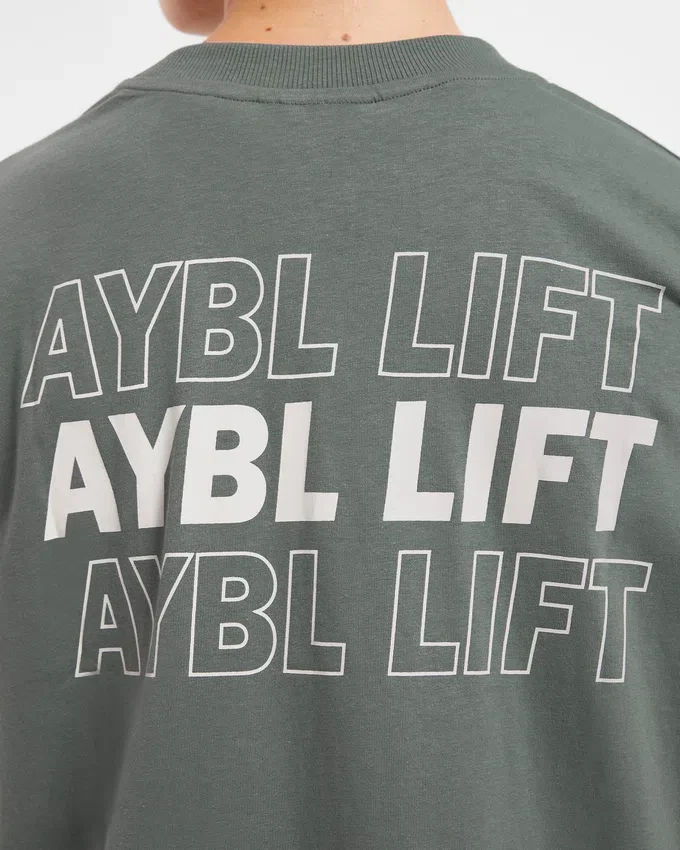AYBL Lift Italic Oversized-T-Shirt