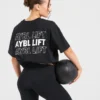 AYBL Lift Italic Oversized-T-Shirt