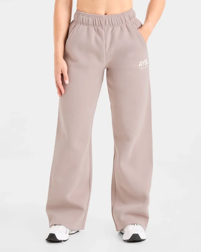 AYBL Sports Club Oversized-Jogginghose mit geradem Bein