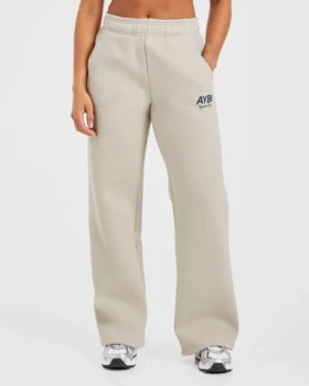 AYBL Sports Club Oversized-Jogginghose mit geradem Bein