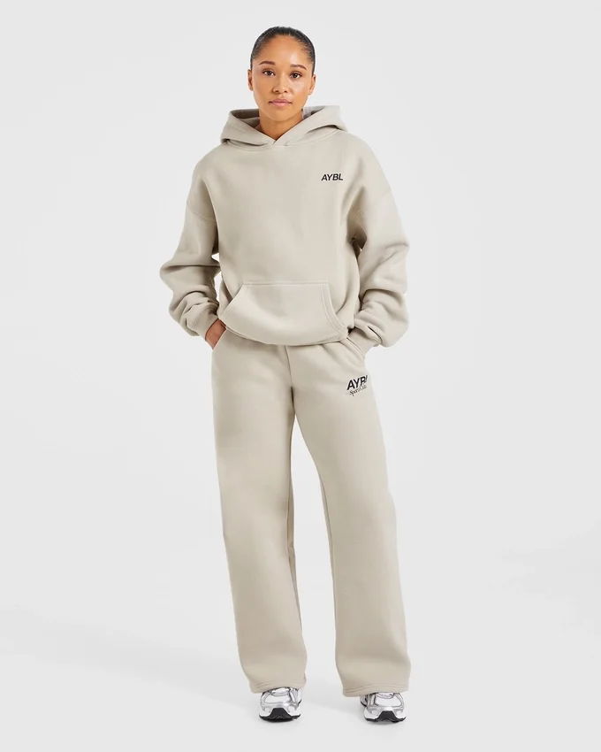 AYBL Sports Club Oversized-Jogginghose mit geradem Bein