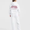 AYBL Sports Club Oversized-Jogginghose mit geradem Bein