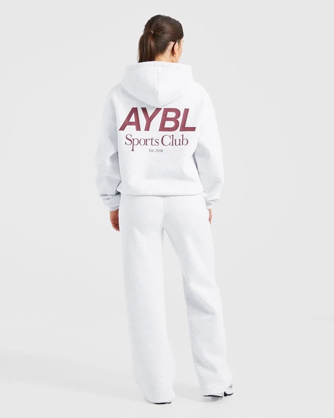 AYBL Sports Club Oversized-Jogginghose mit geradem Bein