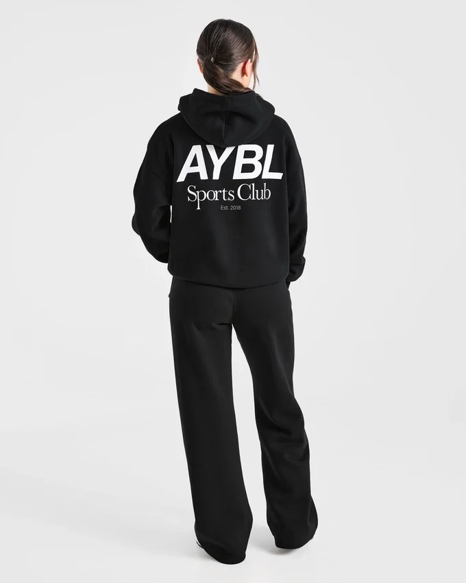 AYBL Sports Club Oversized-Jogginghose mit geradem Bein