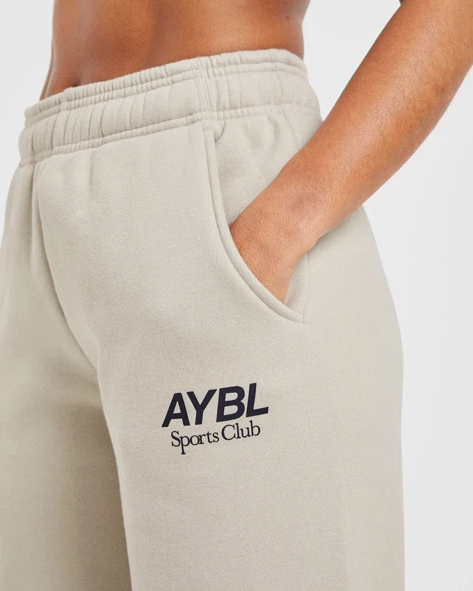 AYBL Sports Club Oversized-Jogginghose mit geradem Bein