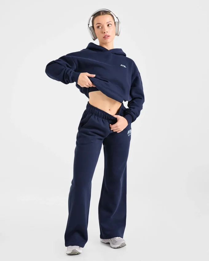 AYBL Sports Club Oversized-Jogginghose mit geradem Bein