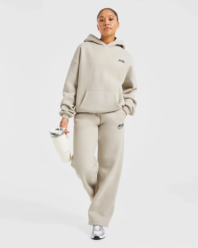 AYBL Sports Club Oversized-Jogginghose mit geradem Bein