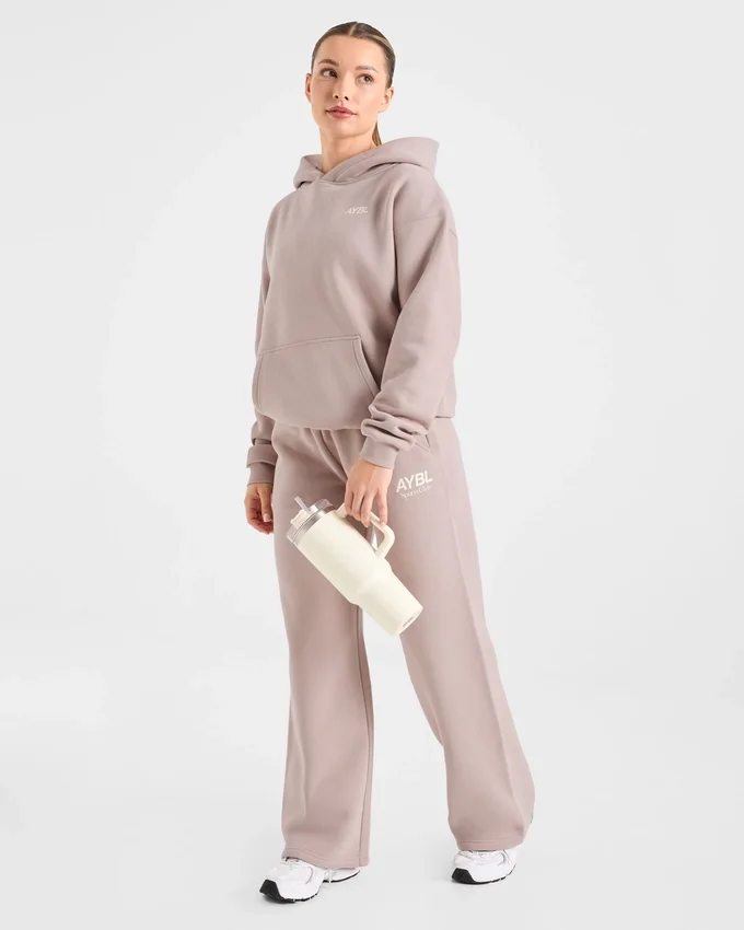 AYBL Sports Club Oversized-Jogginghose mit geradem Bein