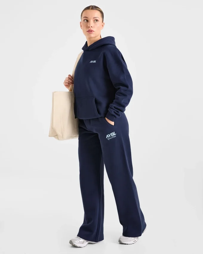 AYBL Sports Club Oversized-Jogginghose mit geradem Bein