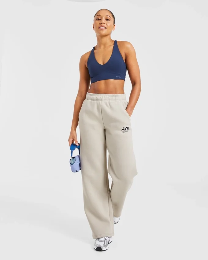 AYBL Sports Club Oversized-Jogginghose mit geradem Bein