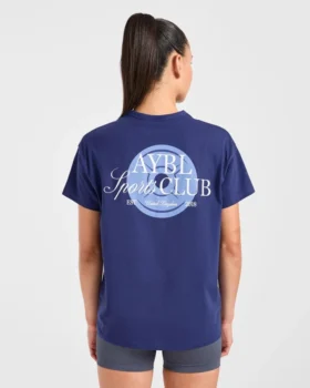 AYBL Sports Club Script Oversize-T-Shirt