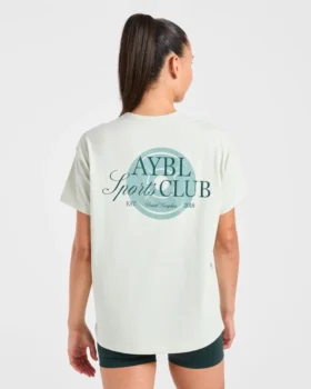AYBL Sports Club Script Oversize-T-Shirt
