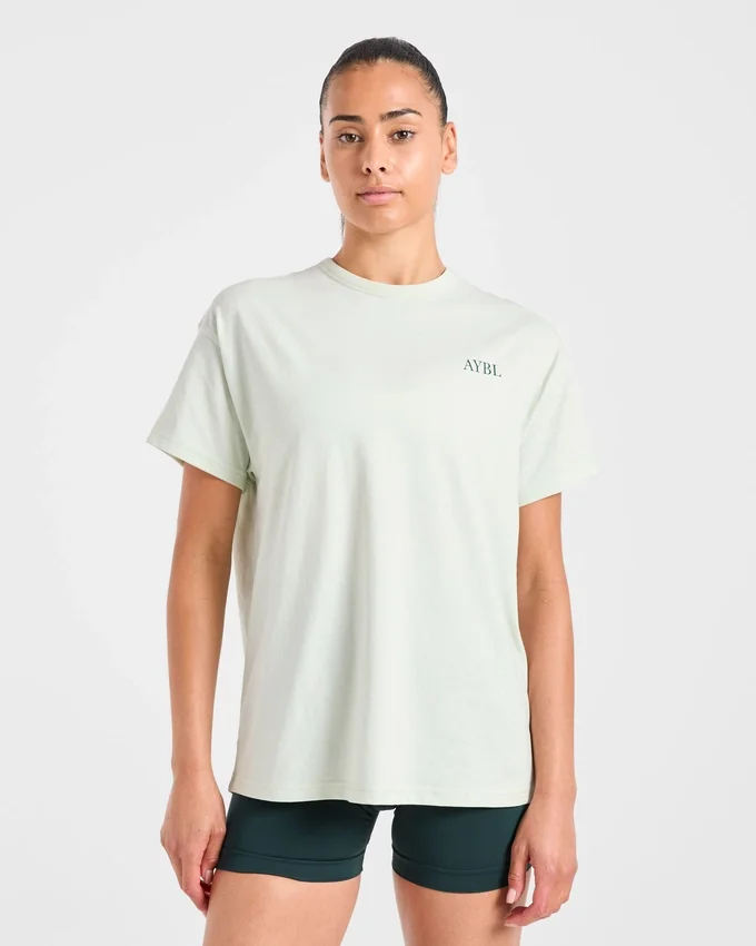 AYBL Sports Club Script Oversize-T-Shirt