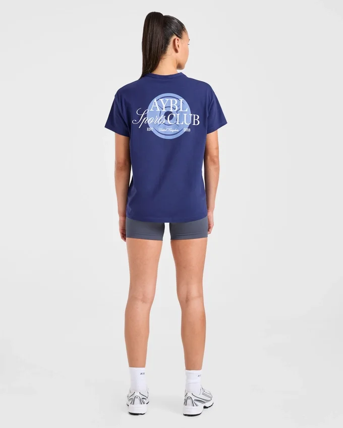 AYBL Sports Club Script Oversize-T-Shirt