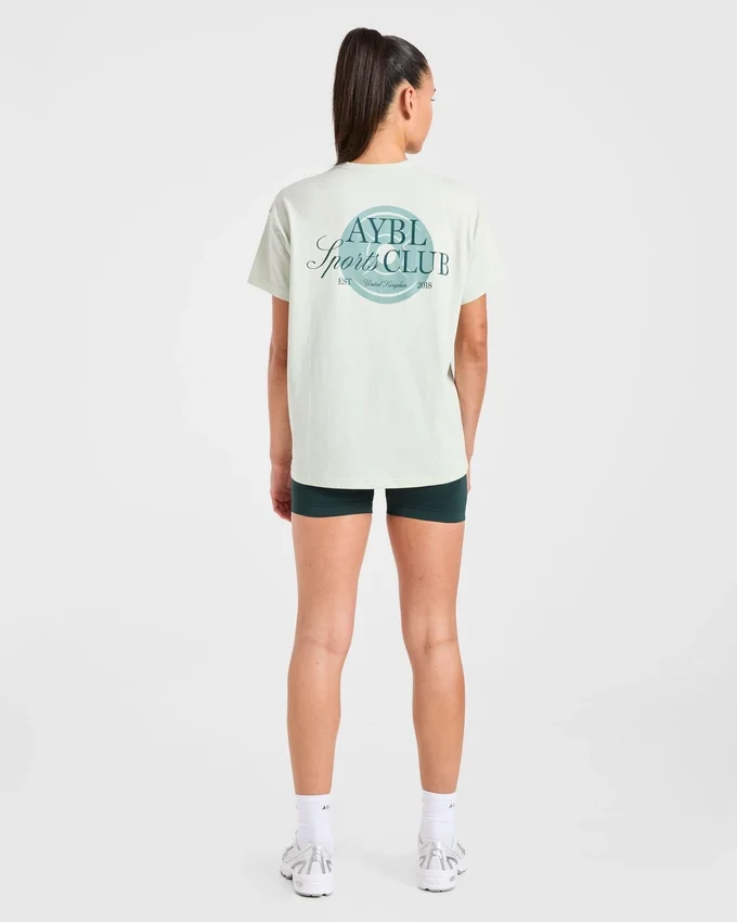 AYBL Sports Club Script Oversize-T-Shirt