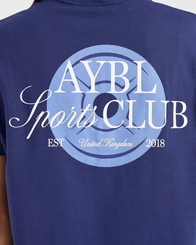 AYBL Sports Club Script Oversize-T-Shirt