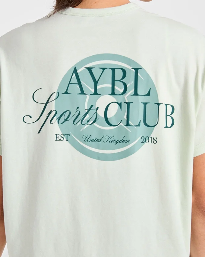 AYBL Sports Club Script Oversize-T-Shirt