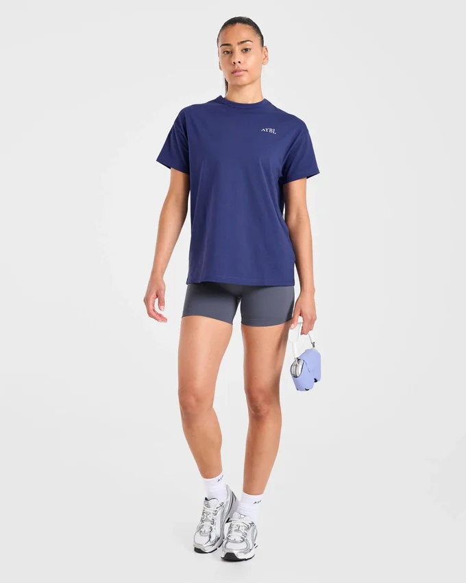 AYBL Sports Club Script Oversize-T-Shirt