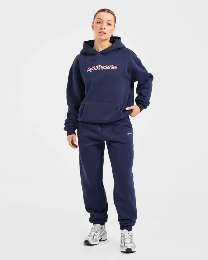 AYBL Sports Outline Oversize-Hoodie