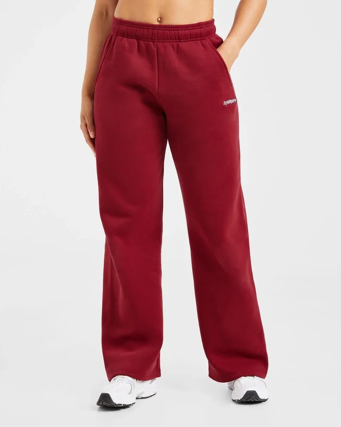 AYBL Sports Outline Oversized-Jogginghose mit geradem Bein