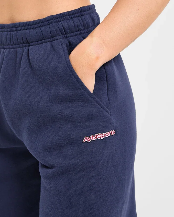 AYBL Sports Outline Oversized-Jogginghose mit geradem Bein