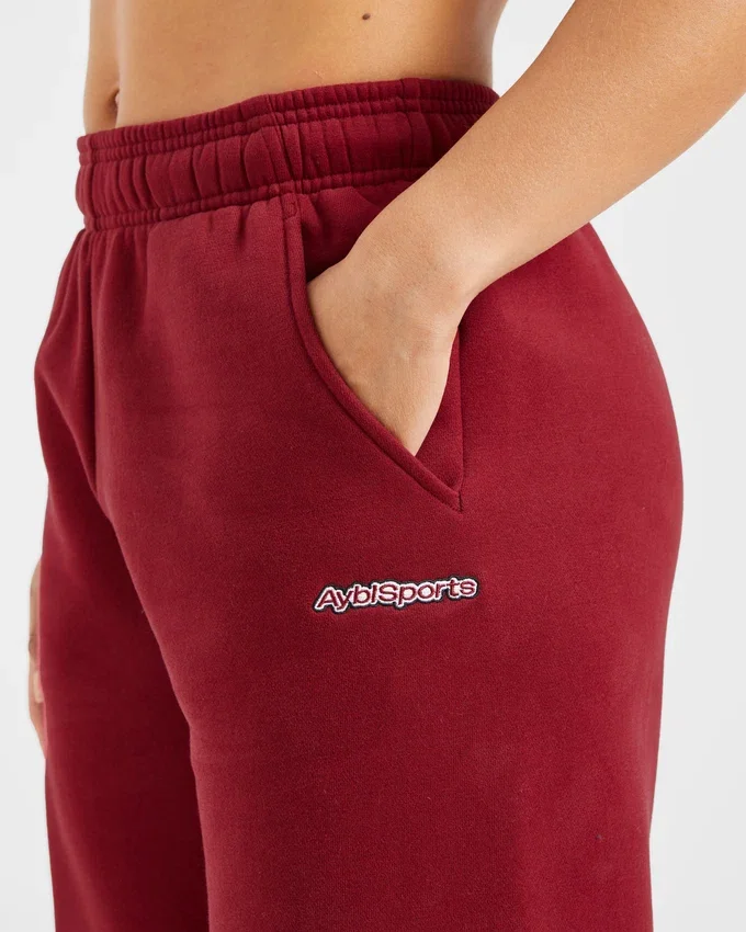 AYBL Sports Outline Oversized-Jogginghose mit geradem Bein