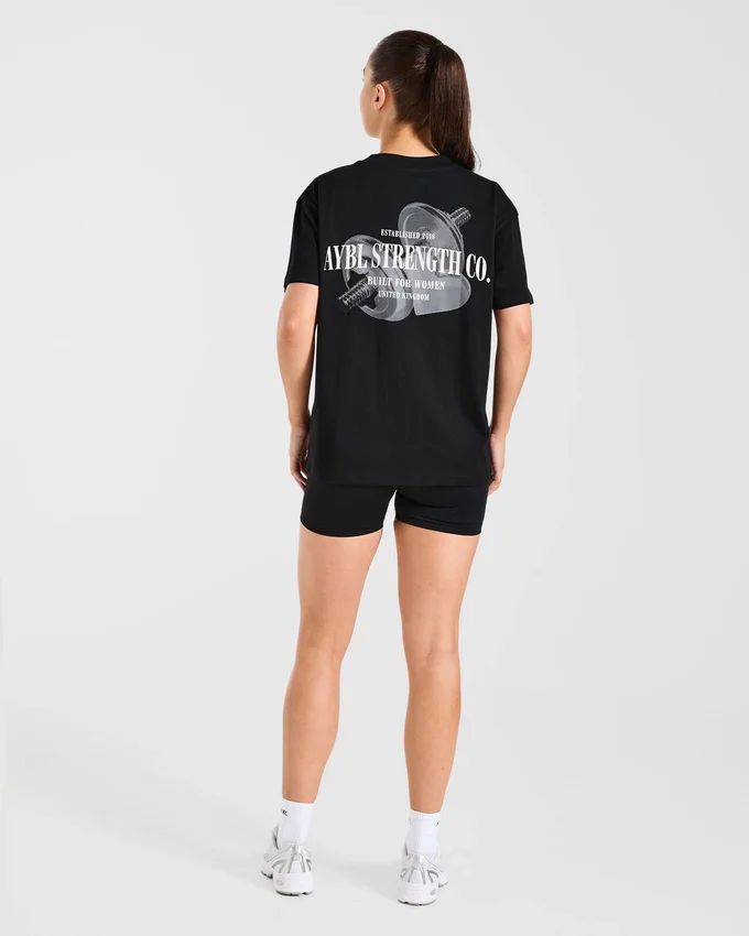 AYBL Strength Co Oversized-T-Shirt