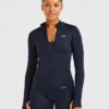 Balance V3 Nahtlose Reißverschlussjacke