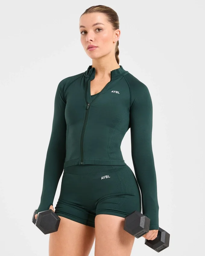 Balance V3 Nahtlose Reißverschlussjacke