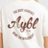 „Body Achieve Mind Believe“ Oversize-T-Shirt