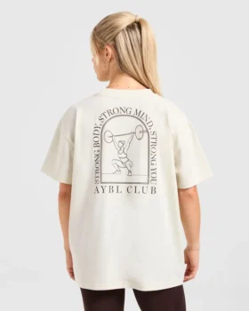 „Body, Mind, You“ Oversize-T-Shirt