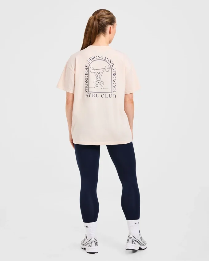 „Body, Mind, You“ Oversize-T-Shirt